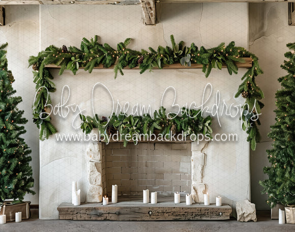 Pine Garland Mantel (MD)