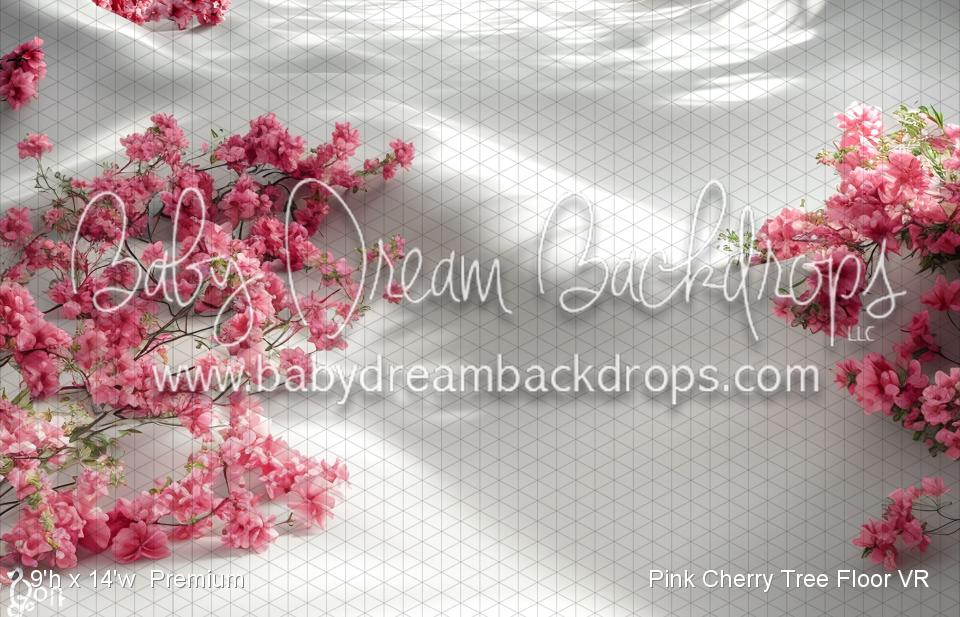 Pink Cherry Tree Fabric Floor  (VR)