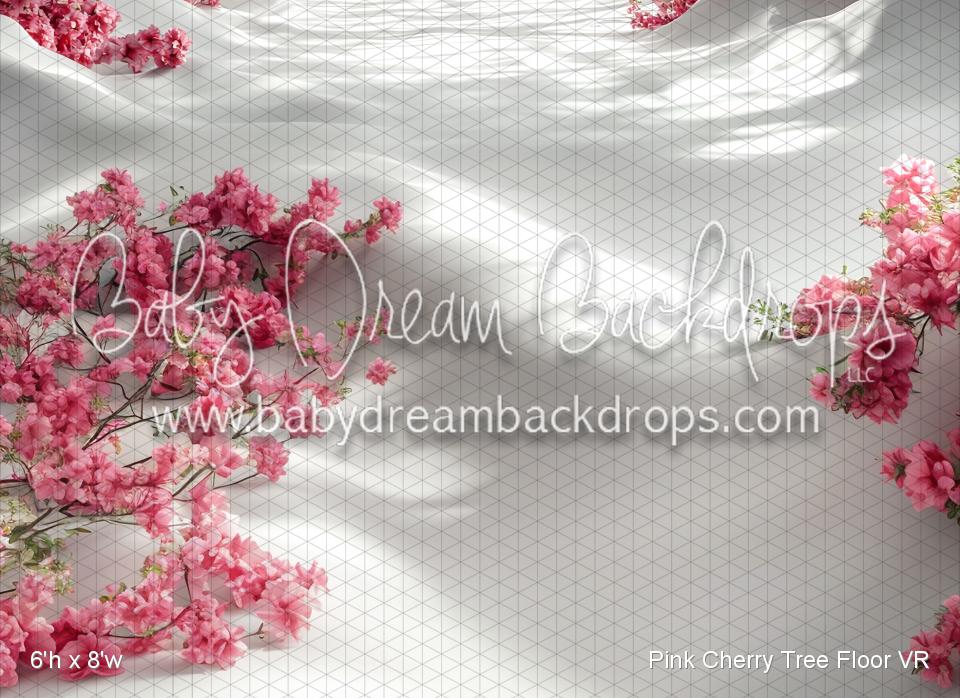 Pink Cherry Tree Fabric Floor  (VR)