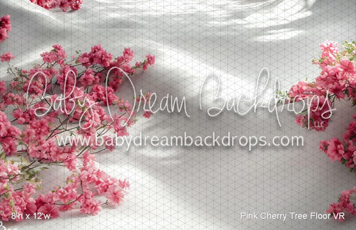 Pink Cherry Tree Fabric Floor  (VR)
