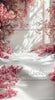 X Drop Pink Cherry Tree  Sweep (VR)