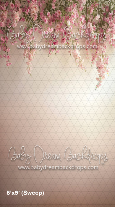 Pink Floral Cascade Sweep (SM)