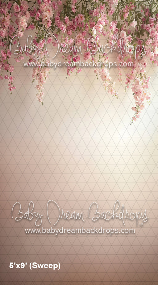 Pink Floral Cascade Sweep (SM)