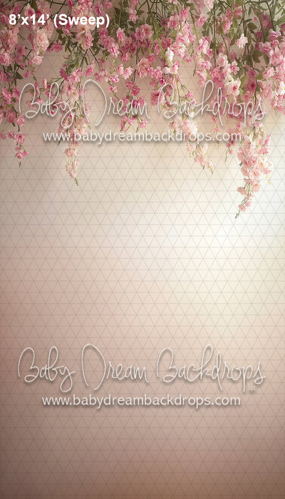 Pink Floral Cascade Sweep (SM)