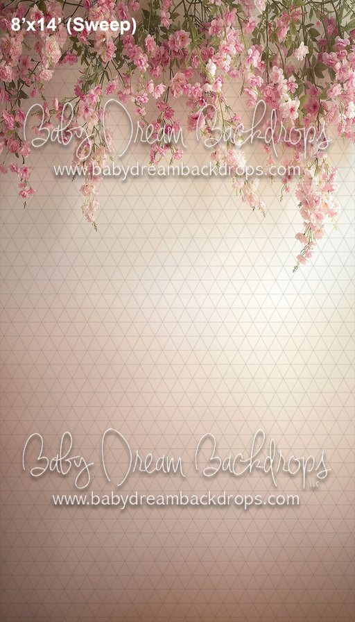 Pink Floral Cascade Sweep (SM)