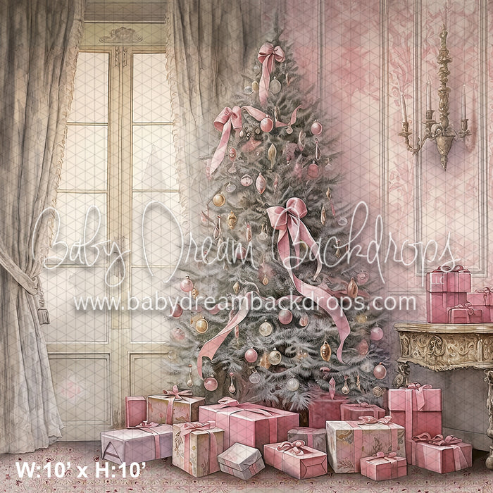 Pink Ink Wash Christmas II (WM)