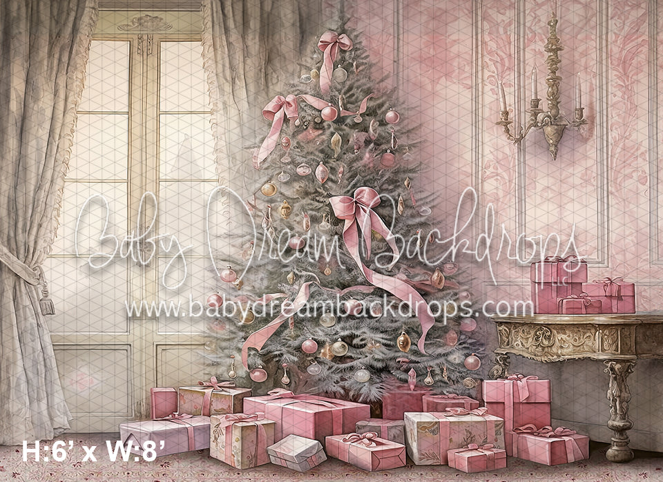 Pink Ink Wash Christmas II (WM)