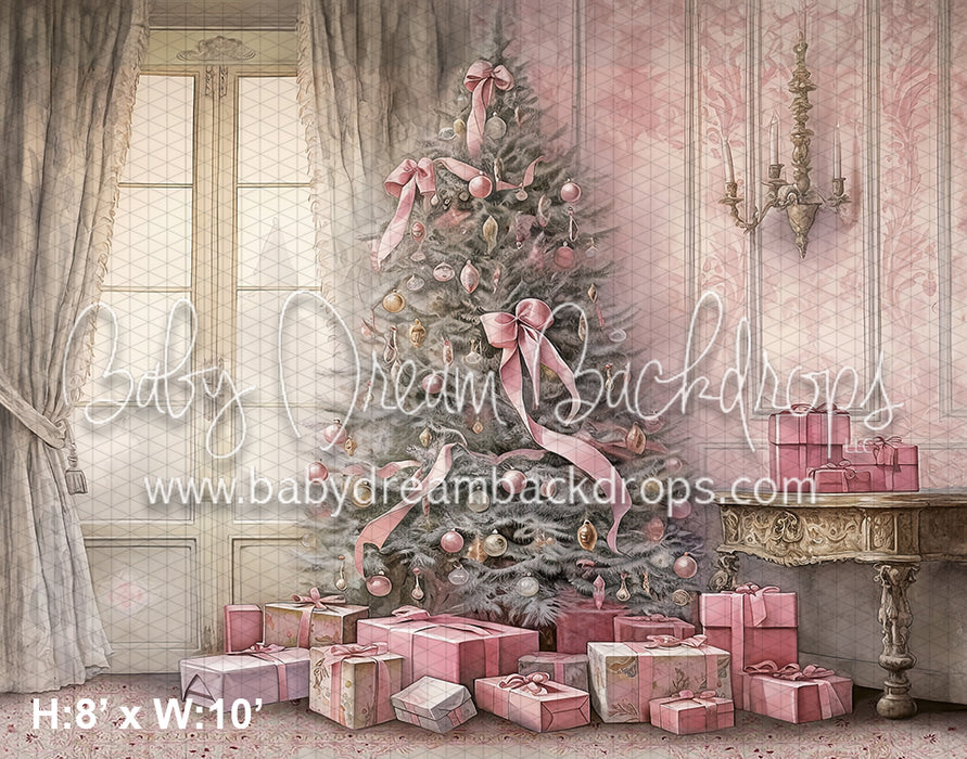 Pink Ink Wash Christmas II (WM)