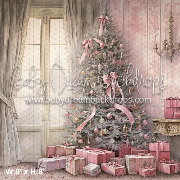 X Drop Pink Ink Wash Christmas II (WM)