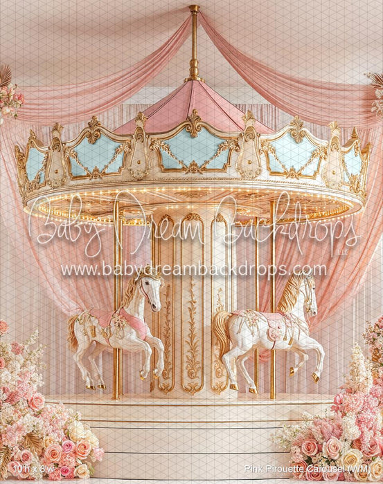 Pink Pirouette Carousel (WM)