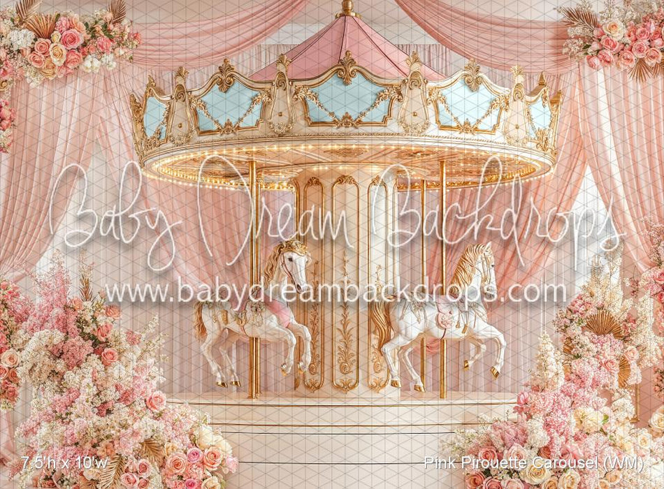 Pink Pirouette Carousel (WM)