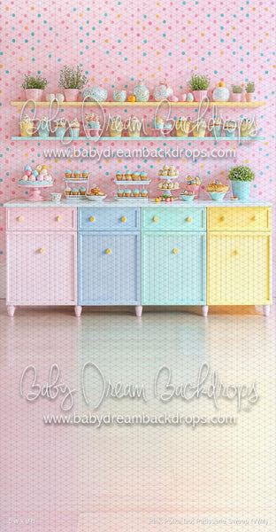 Pink Polka Dot Patisserie Sweep (WM)