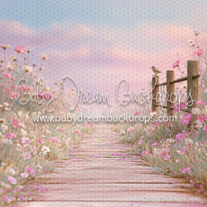 Pink Poppy Boardwalk (WM)