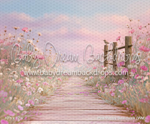 Pink Poppy Boardwalk (WM)