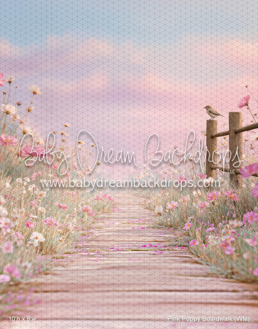Pink Poppy Boardwalk (WM)