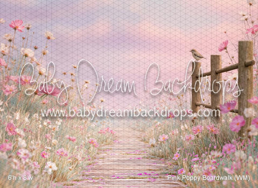 Pink Poppy Boardwalk (WM)