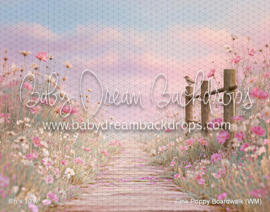 Pink Poppy Boardwalk (WM)