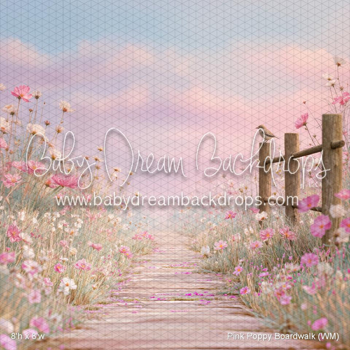 Pink Poppy Boardwalk (WM)