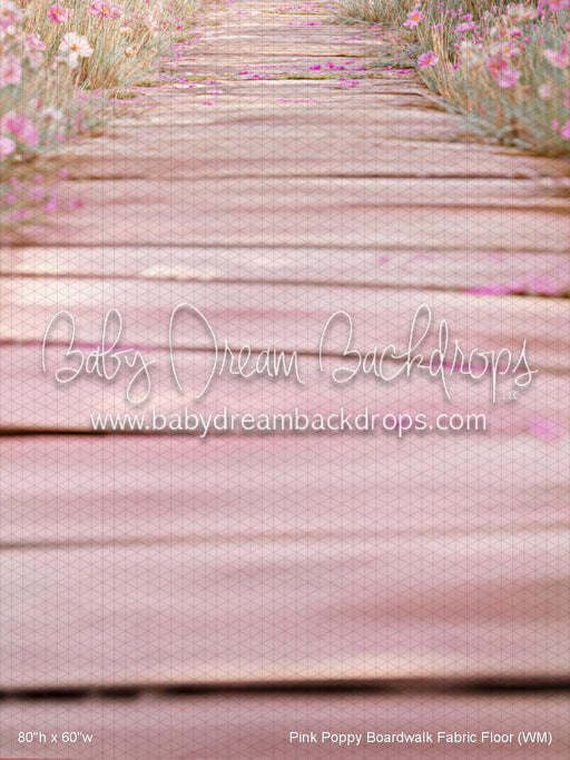 Pink Poppy Boardwalk Fabric Floor (WM)