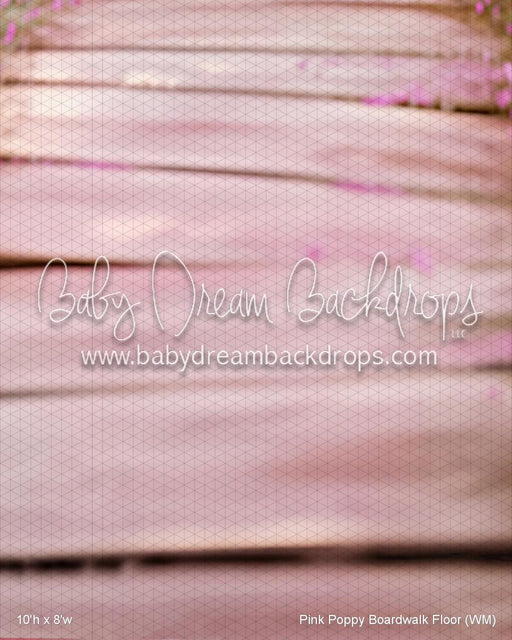 Pink Poppy Boardwalk Fabric Floor (WM)