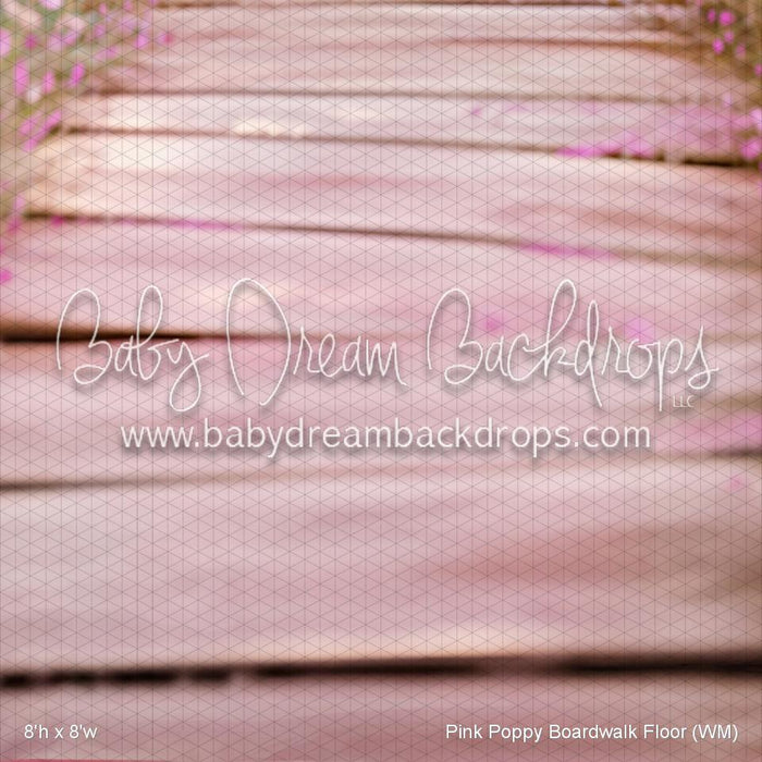 Pink Poppy Boardwalk Fabric Floor (WM)