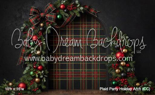 Plaid Party Holiday Arch (CC)