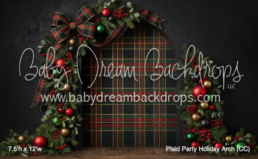 Plaid Party Holiday Arch (CC)