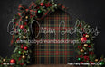 Plaid Party Holiday Arch (CC)