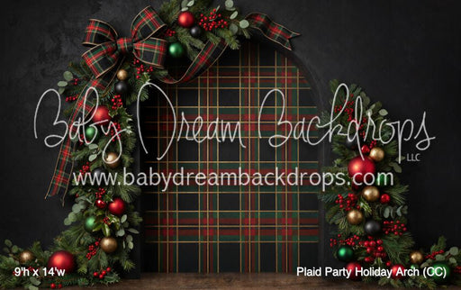 Plaid Party Holiday Arch (CC)