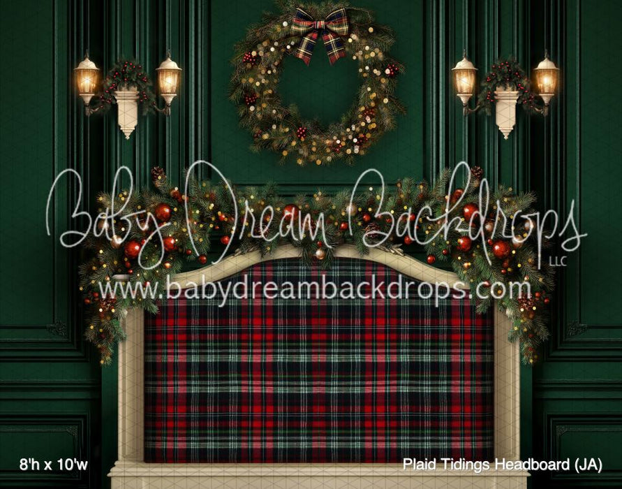 Plaid Tidings Headboard (JA)