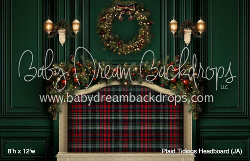 Plaid Tidings Headboard (JA)