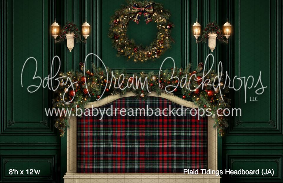 Plaid Tidings Headboard (JA)