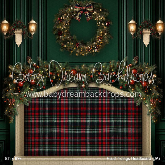 Plaid Tidings Headboard (JA)