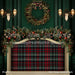 Plaid Tidings Headboard (JA)