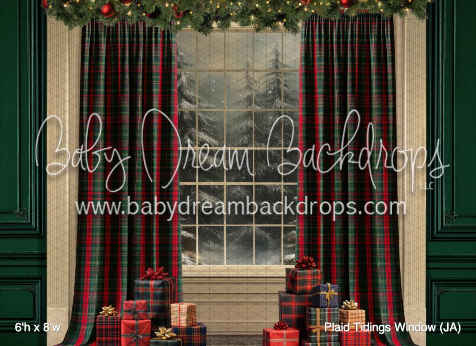 Plaid Tidings Window (JA)