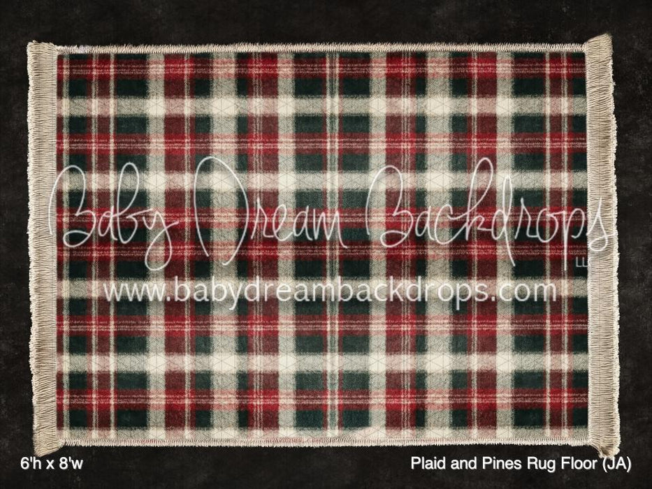Plaid and Pines Rug (JA)