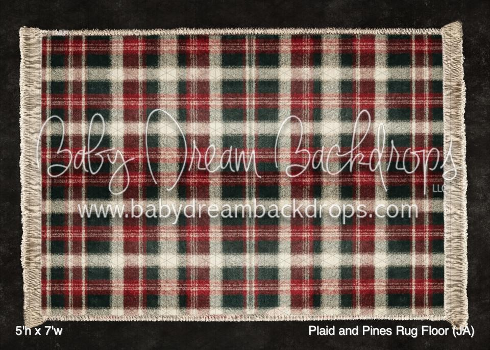 Plaid and Pines Rug Floor (JA)