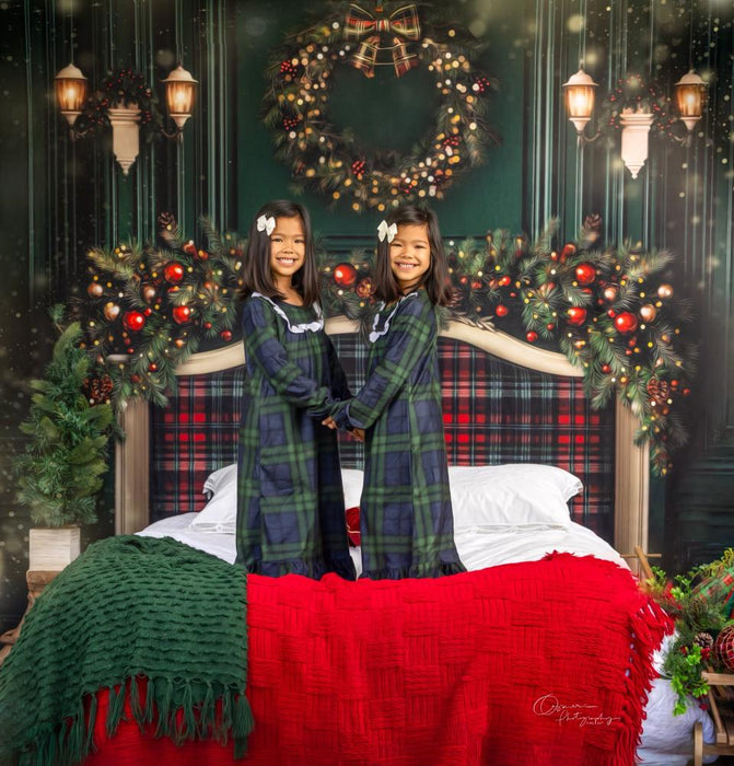 Plaid Tidings Headboard (JA)