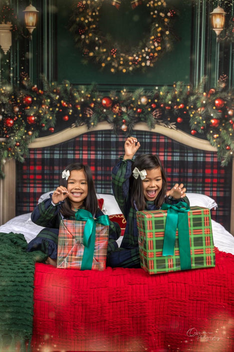 Plaid Tidings Headboard (JA)