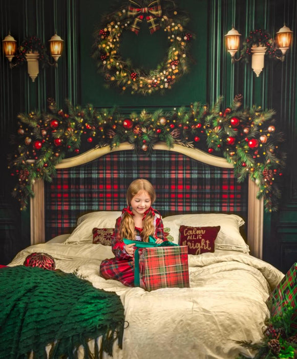 Plaid Tidings Headboard (JA)