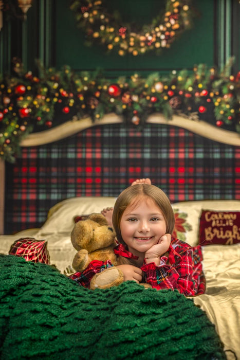 Plaid Tidings Headboard (JA)