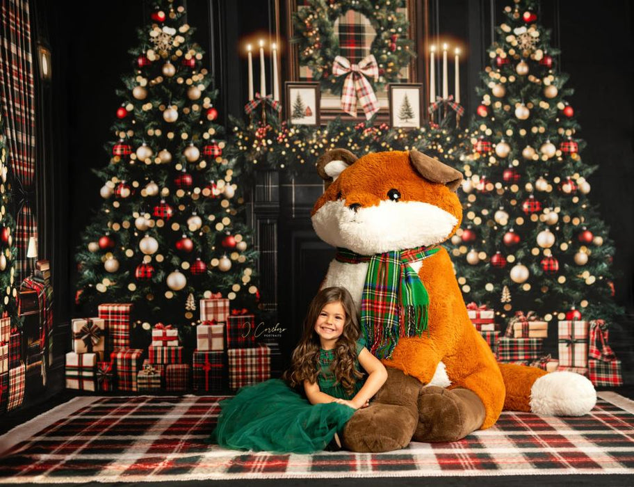 Room Plaid and Pines Window + Plaid and Pines + Plaid and Pines Rug