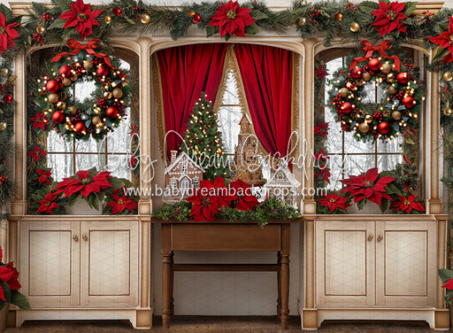 Poinsettia Kitchen (Archer Bottom) (JA)