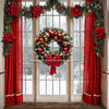 Poinsettia Kitchen Window (Archer Bottom) (JA)