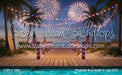Poolside Boardwalk in July (CC)