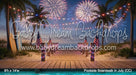 Poolside Boardwalk in July (CC)