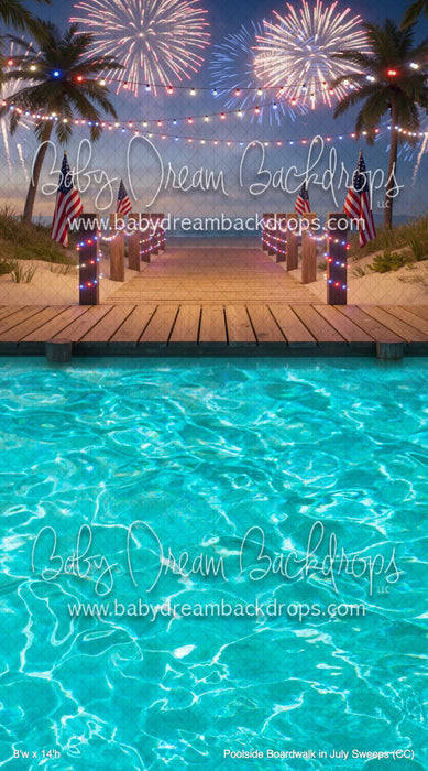 Poolside Boardwalk in July Sweeps (CC)