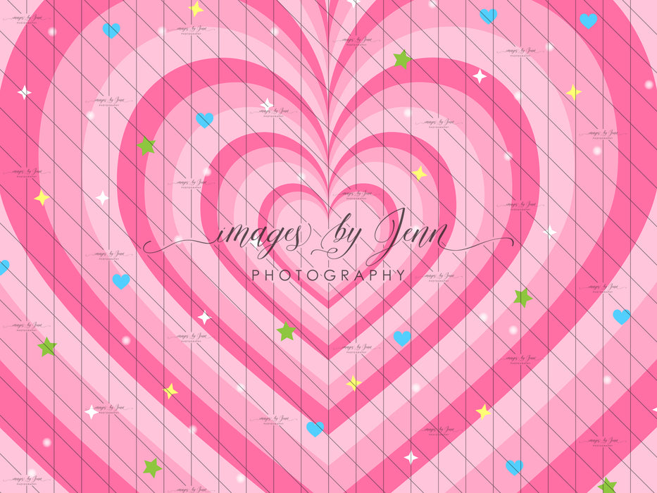 Power Heart with Stars (JG)