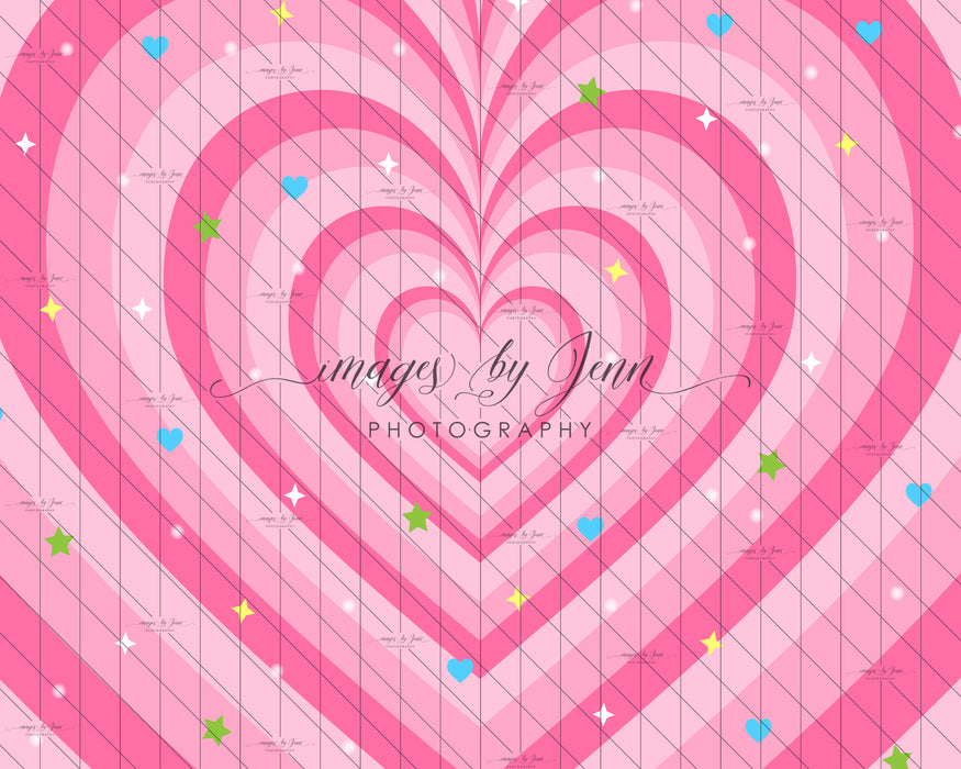 Power Heart with Stars (JG)