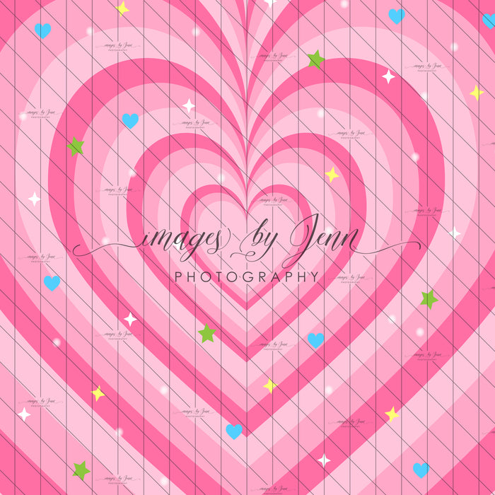 Power Heart with Stars (JG)